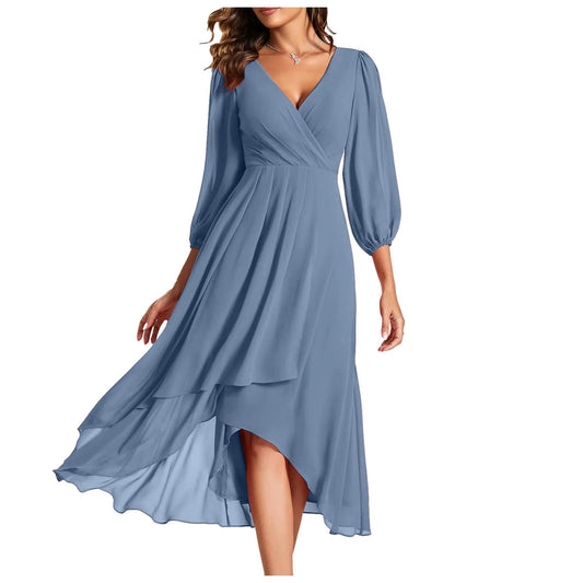 Elegant Evening Dress Long Sleeves