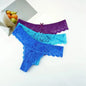 Sexy Low Waist Transparent G-string Lace Panties,