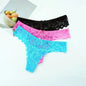 Sexy Low Waist Transparent G-string Lace Panties,