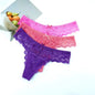 Sexy Low Waist Transparent G-string Lace Panties,