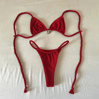 Micro Thong Bikinis Swimsuits