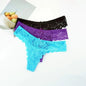 Sexy Low Waist Transparent G-string Lace Panties,
