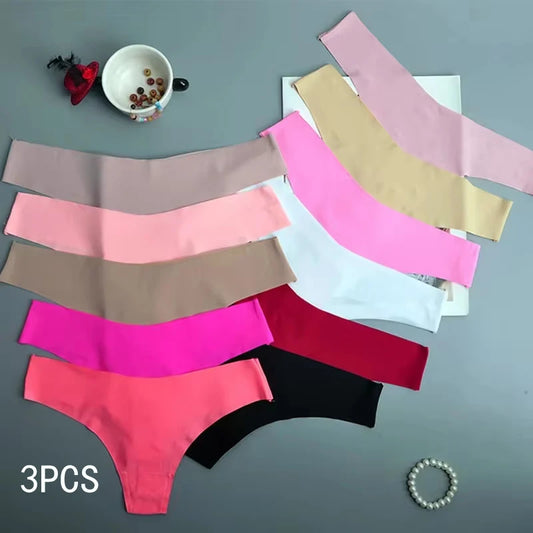 3PCS  Ice Silk Breathable Quick-Drying Sports Panties