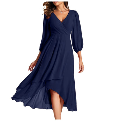 Elegant Evening Dress Long Sleeves