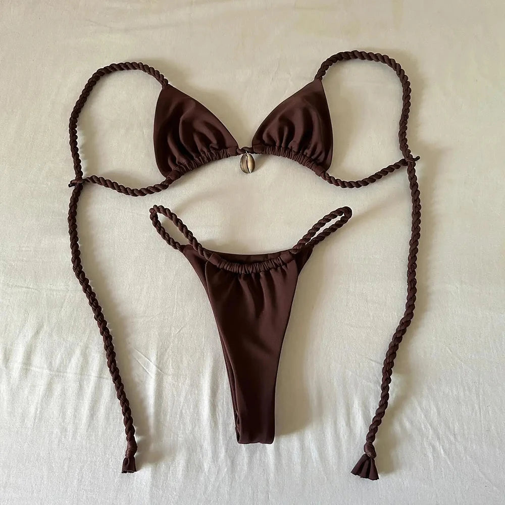 Micro Thong Bikinis Swimsuits