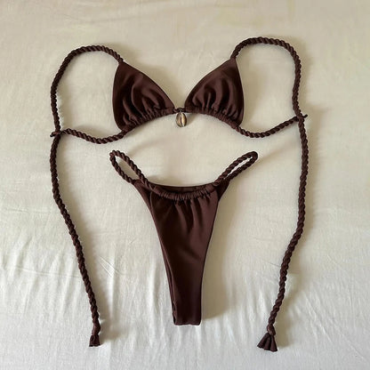 Micro Thong Bikinis Swimsuits