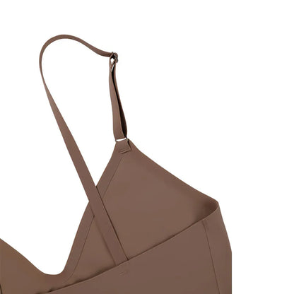 Stylish Solid Ice Silk Seamless Wireless Bras And Underwear Set
