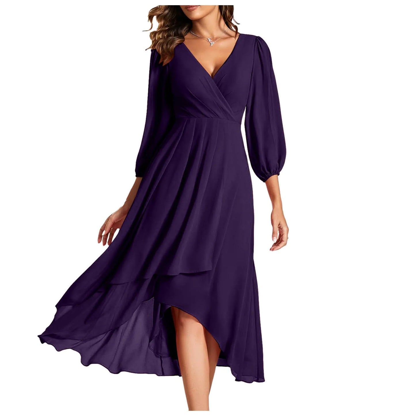 Elegant Evening Dress Long Sleeves