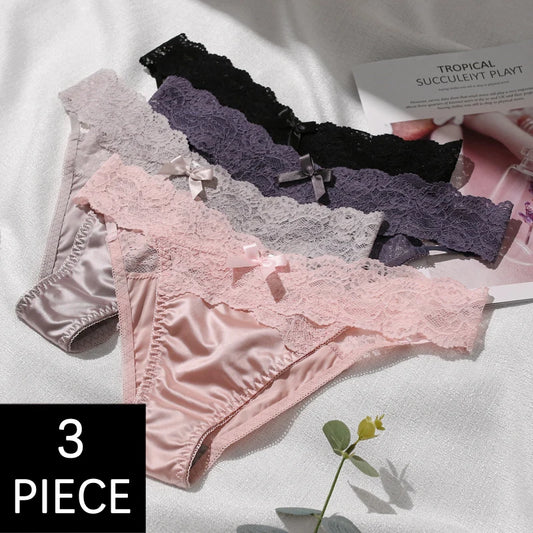 Sexy Satin Temptation T-back Underwear
