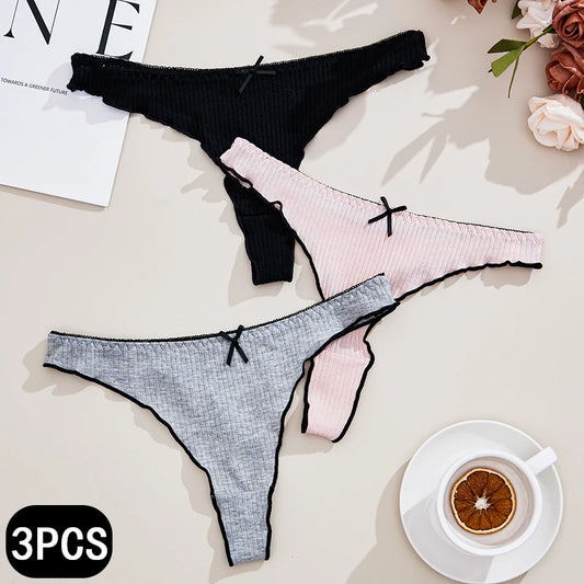 Comfort Fit Sexy cotton Low-Rise Thong
