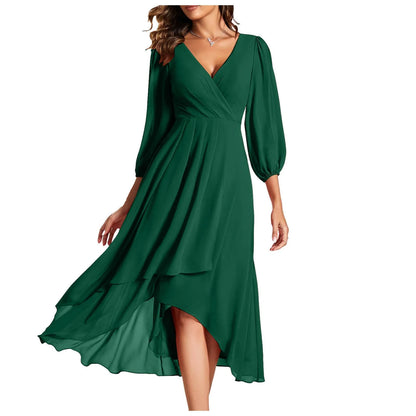 Elegant Evening Dress Long Sleeves