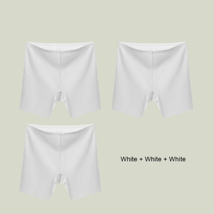 3PCS  Ice Silk Seamless High Waist Shaper Panties
